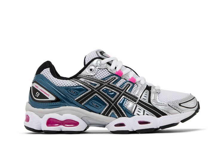 ASICS Gel-Nimbus 9 White Pink Glo Teal
